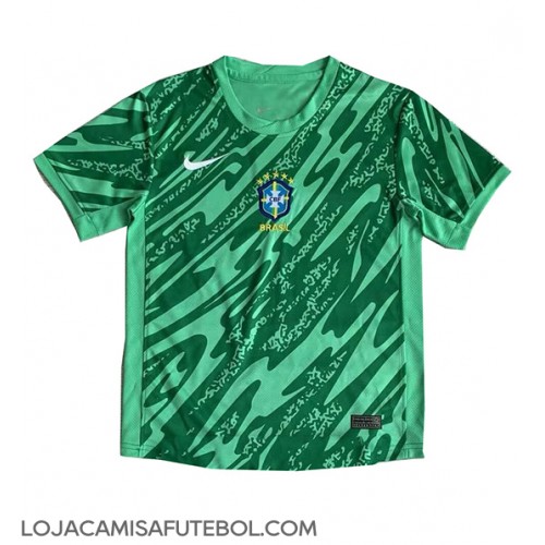 Camisa de Futebol Brasil Goleiro Equipamento Principal Copa America 2024 Manga Curta